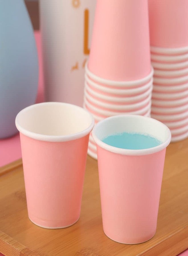 Hssugi 3oz Bathroom Paper Cups, 50 Count Disposable Mouthwash Cups, Pink Small Cups for Mouthwash, Espresso, Picnic, Travel, and Party - Image 5